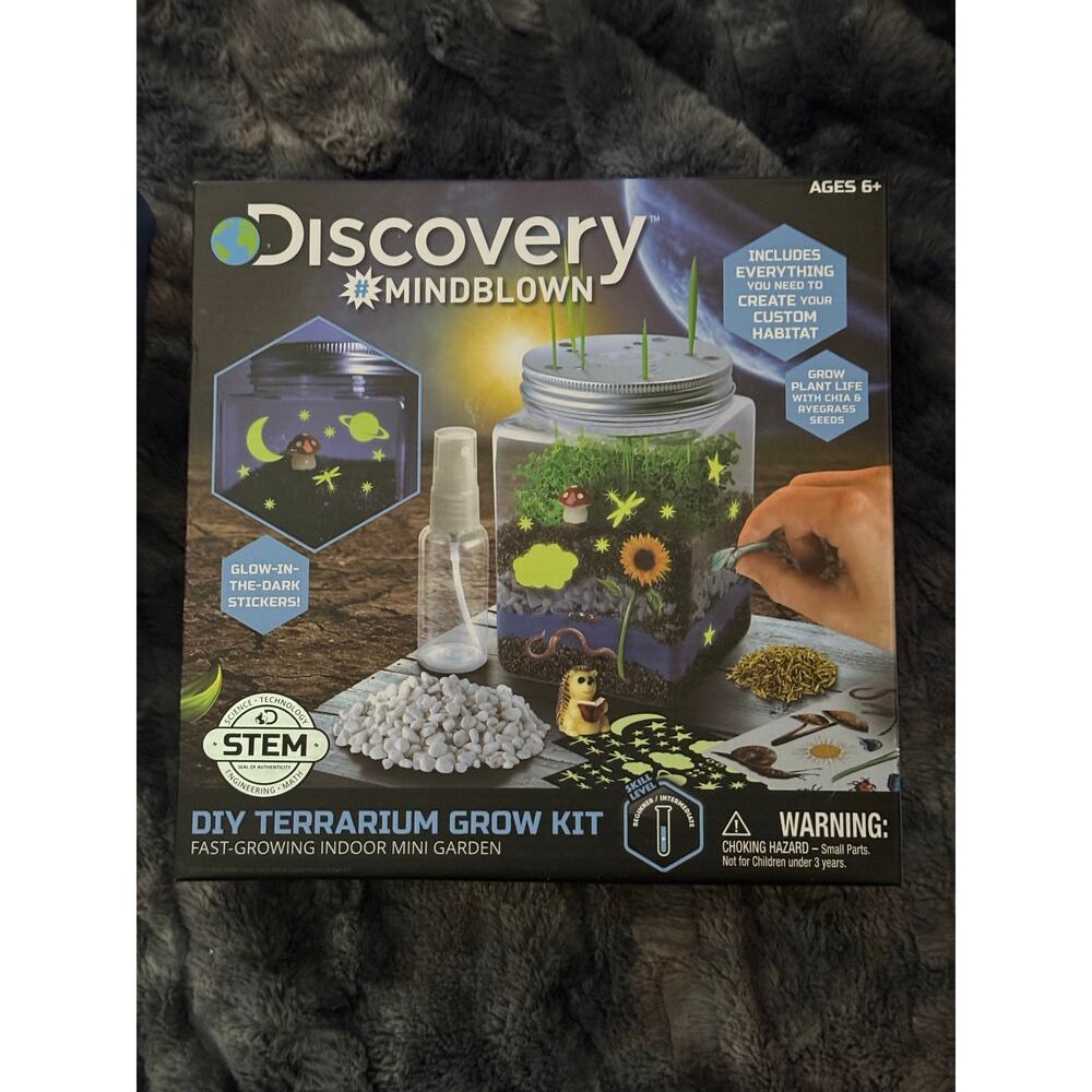 Discovery MINDBLOWN DIY TERRARIUM GROW KIT